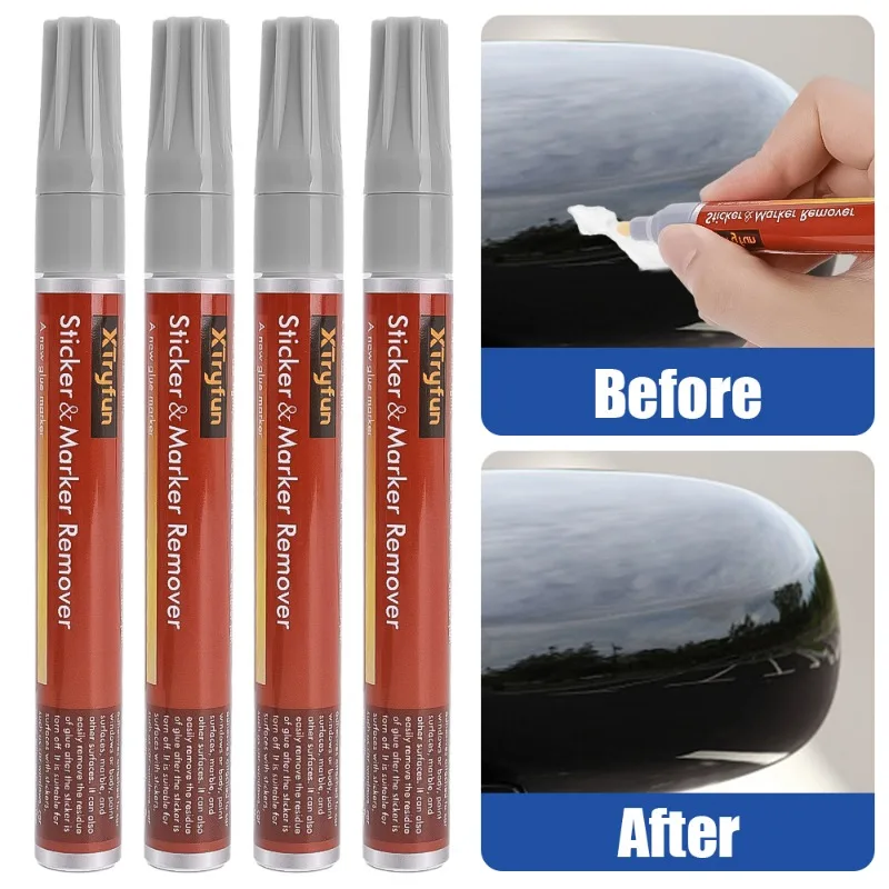 

Glue Remover Marker Pen Car Self-adhesive Glue Remover Tools Rearview Mirror Glue Remover Double-sided Adhesive Label Cleaner