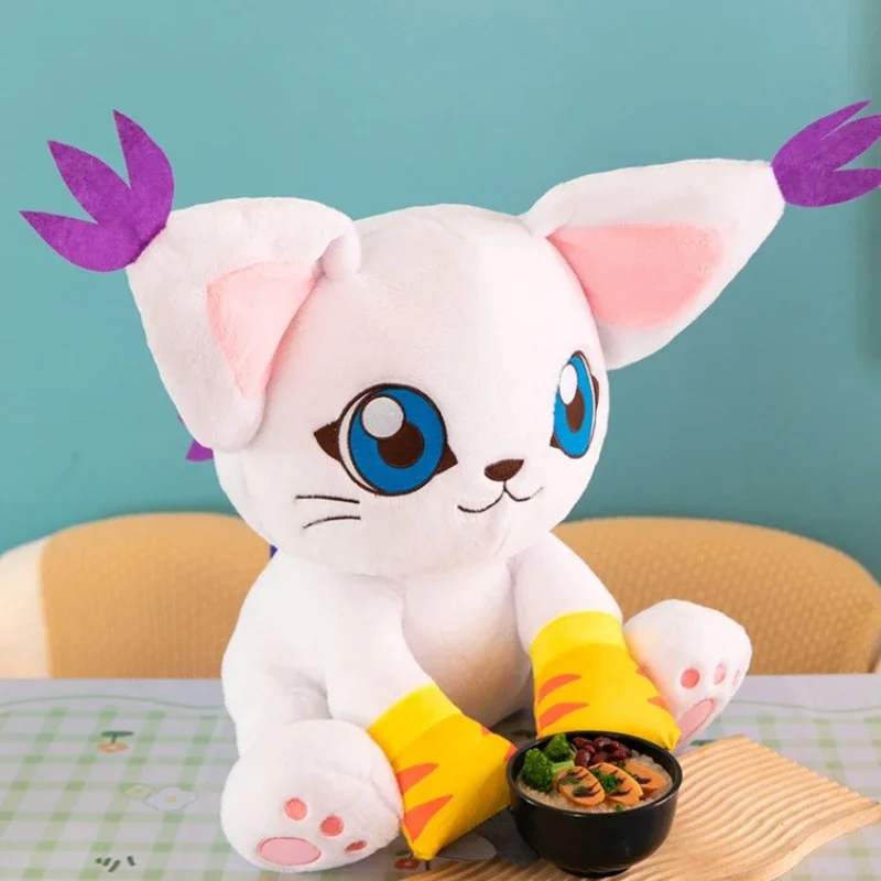Новые плюшевые игрушки Digimon Adventure Tailmon, экшн-фигурка, мультяшная мягкая кукла для сидения, мягкая подушка, декор комнаты, игрушки, подарки (art.: 3920cdbb46cf3) - 3920cdbb46cf3