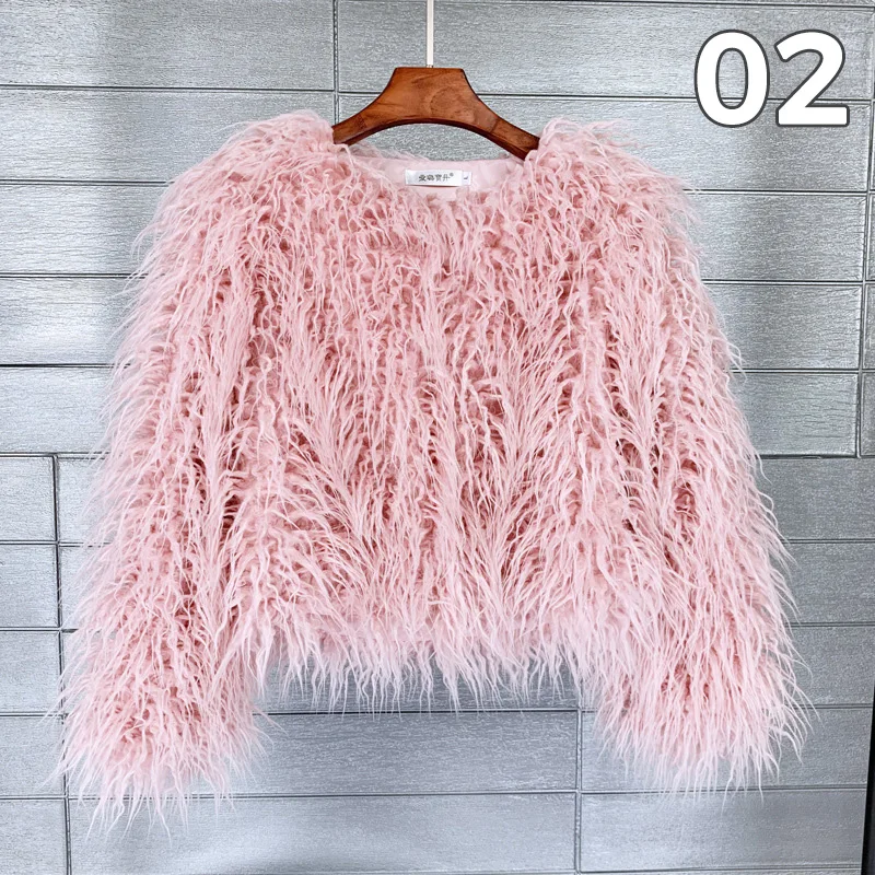 Женская накидка из искусственного меха