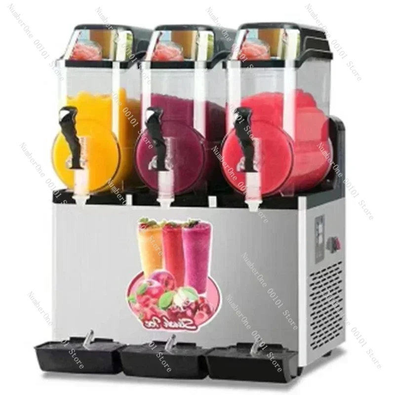 12л * 3 машина для слякоти Коммерческая плавления снега Один два трехцилиндровая