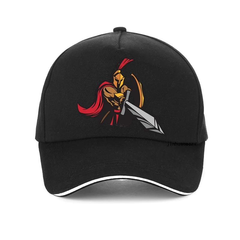 

Spartan Shield Spear Warrior Molon Labe Motto men hat Summer Cotton Men Women Trucker hat Cool Sparta Snapback Hats