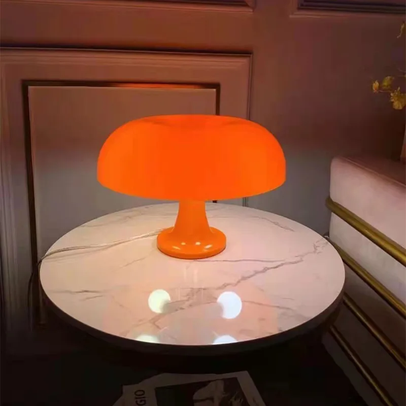 

Simple Style Led Mushroom Table Lamp for Hotel Bedroom Bedside Living Room Decoration Lighting Modern Minimalist Desk Lights