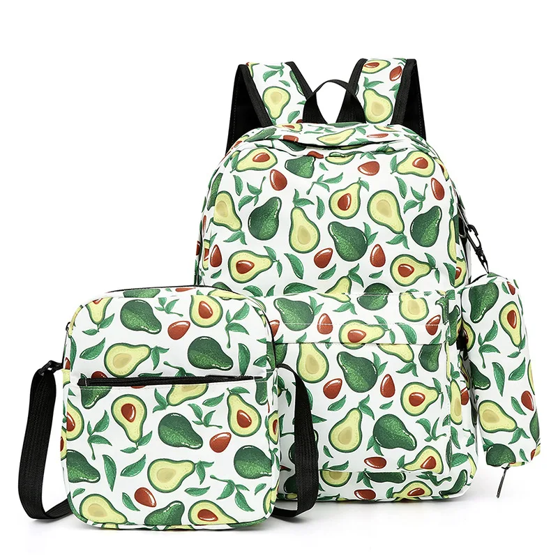 Cute Women Large Backpack set Waterproof Nylon Female Schoolbag College Lady Laptop Backpacks Kawaii Girls Travel Book Bags 2022