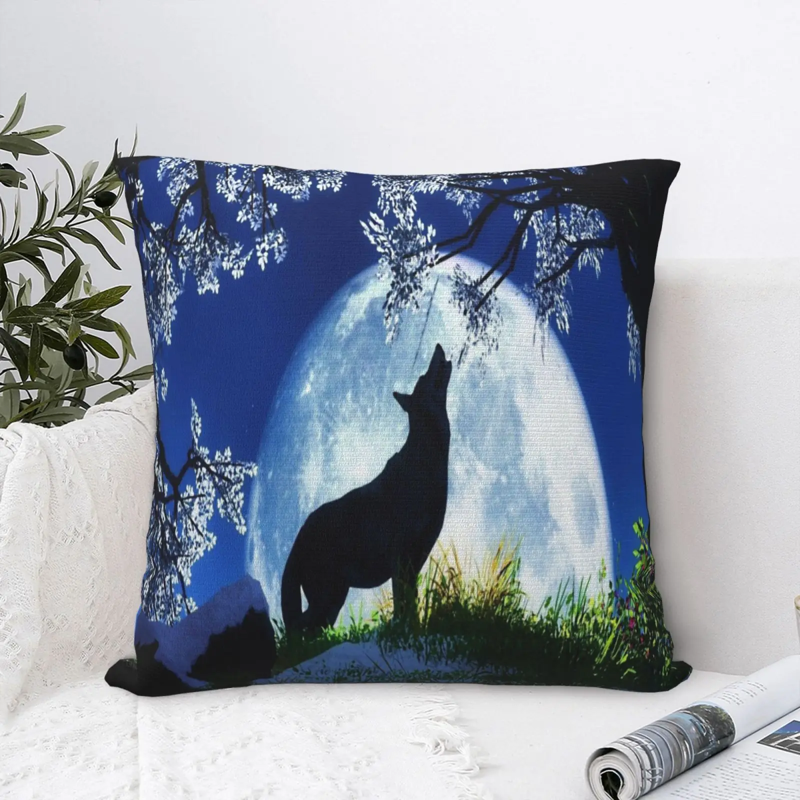 

Animal Moon Pattern 2 Pillow Case Throw Pillows Bedroom Cushions Cover Decorative Pillows For Bed Case On The Pillow Soft Kids