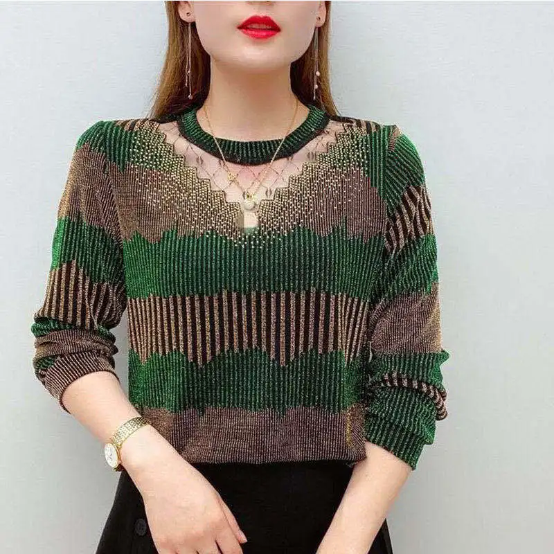 

Women Blouse Autumn Winter Women plus Size Lace Shirt Women Long Sleeve Loose Clothes