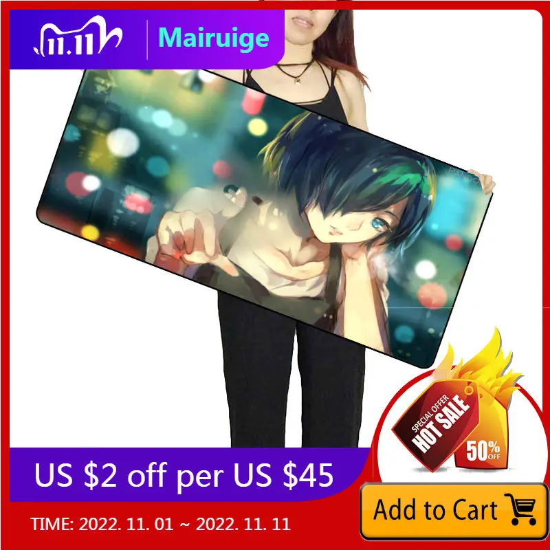 

Коврик для мыши Mairuige, Токийский Гуль, аниме CSGO, 900x400x3 мм, для ноутбука