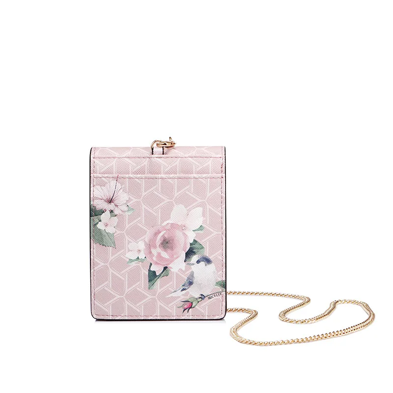 Short Wallet 2022 New Trendy Retro Printing Thin Section Multi-Card Space Large Capacity Small Fresh Women Shoulder Coin Purse