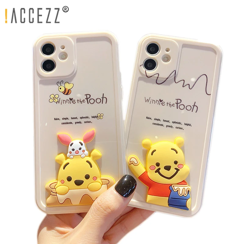 

!ACCEZZ Cute Phone Case For iPhone 13 12 11 Pro Max XS X 8 7 6 6S Plus Smart 2022 Soft Liquid Silicone Back Full Protector Cover
