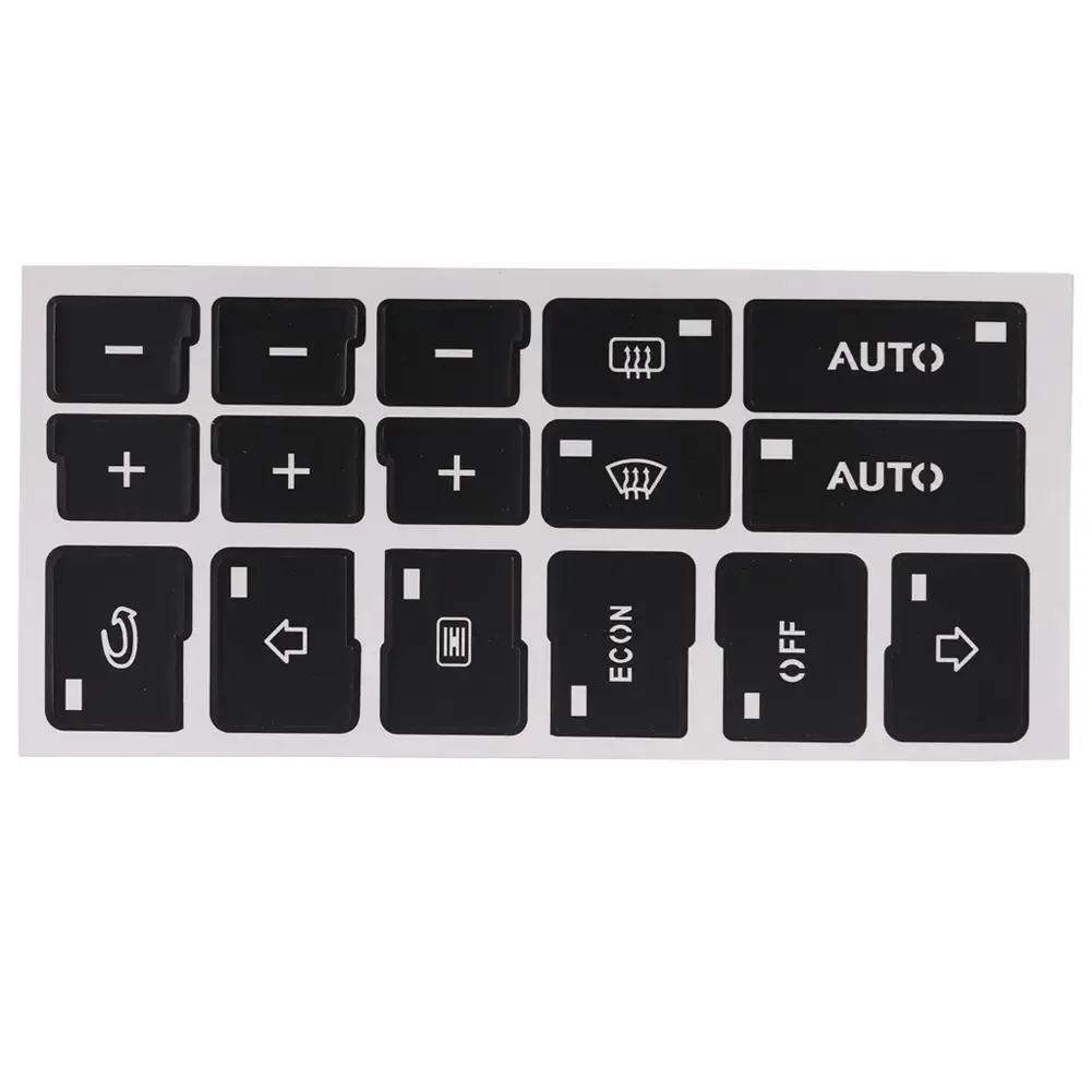 

Для Audi A4B6B7 2000-2004 кнопка управления климат-контролем переменного тока, ремонтная кнопка, автомобильные наклейки, аксессуары, наклейка на кондиционер автомобиля, центральное управление