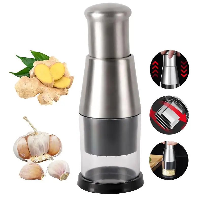

1Pc creative Onion chopper Hand Pressure Garlic Onion Cutter Chop Tomato Crusher Fruit Vegetable Tools Home Kitchen Gadgets