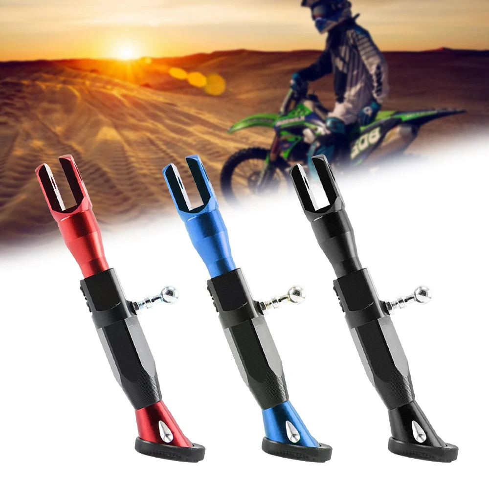 Купи Motorcycle Foot Kickstand Kick Side Stand Adjustable Foot Side Support for Electric Motorbike Parking Foot Side Stand Backup за 1,037 рублей в магазине AliExpress