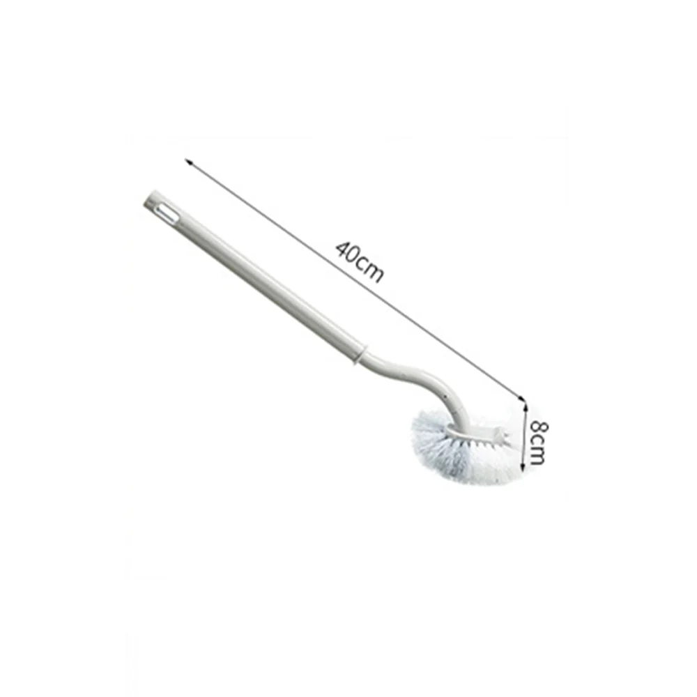 1 шт. щётка для унитаза двусторонняя изогнутая пластиковая