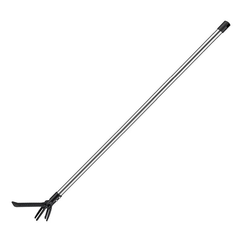 Weed Puller Tool Stand Up Weeder Gardening Hand Weed Remover Tools Puller Heavy Duty With 4-Claw Steel Head For Yard Lawn Care