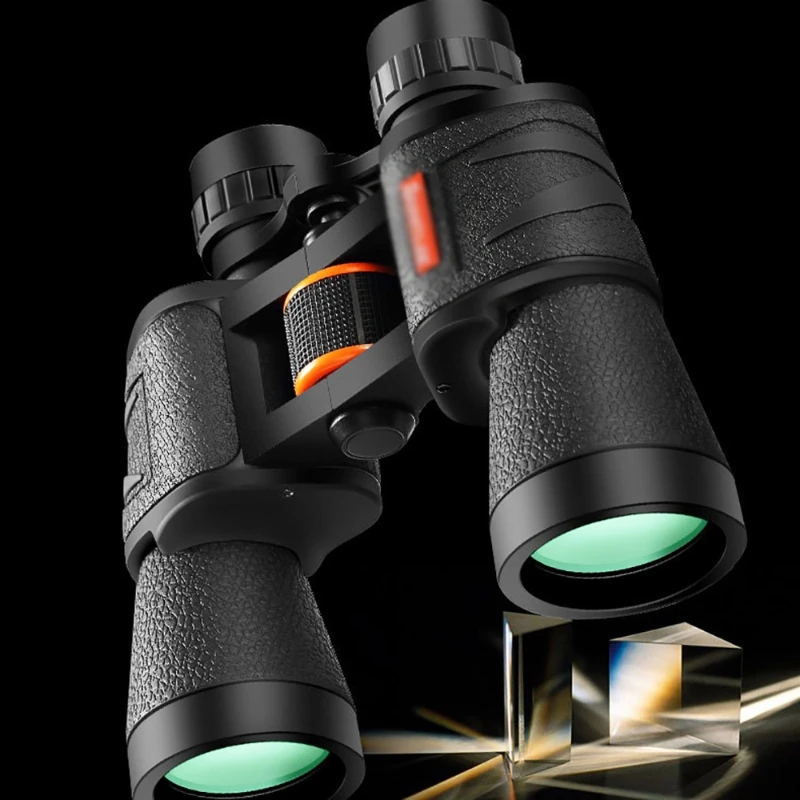 

20x50 HD Optics Low Night Vision Binoculars Telescope Waterproof Mini High Magnification Zoom Hunting Camping with phone holder