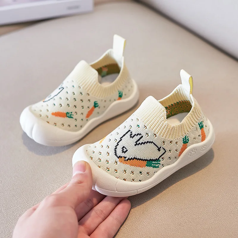 

Kids Sneakers Toddler Shoes Cute Rabbit Baby Boy Shoes Casual Soft Bottom Shallow Mouth Girls Sneakers Flat Breathable Shoes