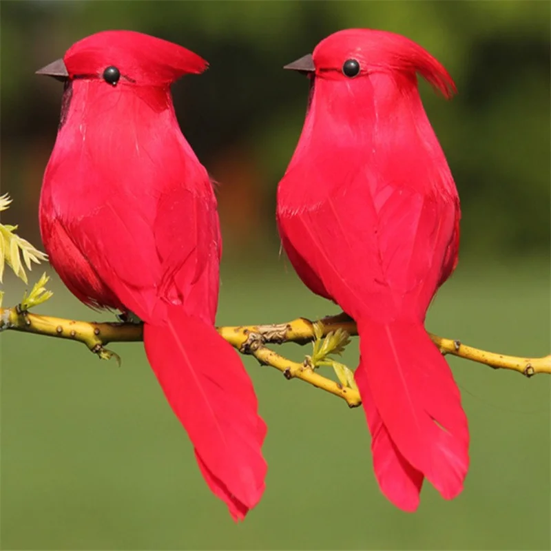 

Искусственные попугаи из пенопласта, имитация птиц, модель для украшения сада на открытом воздухе