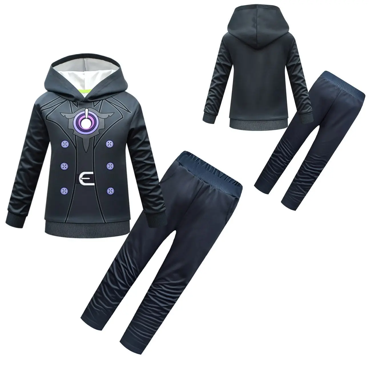 Костюм для игры в туалет Skibidi толстовка с длинным рукавом и штаны мальчиков