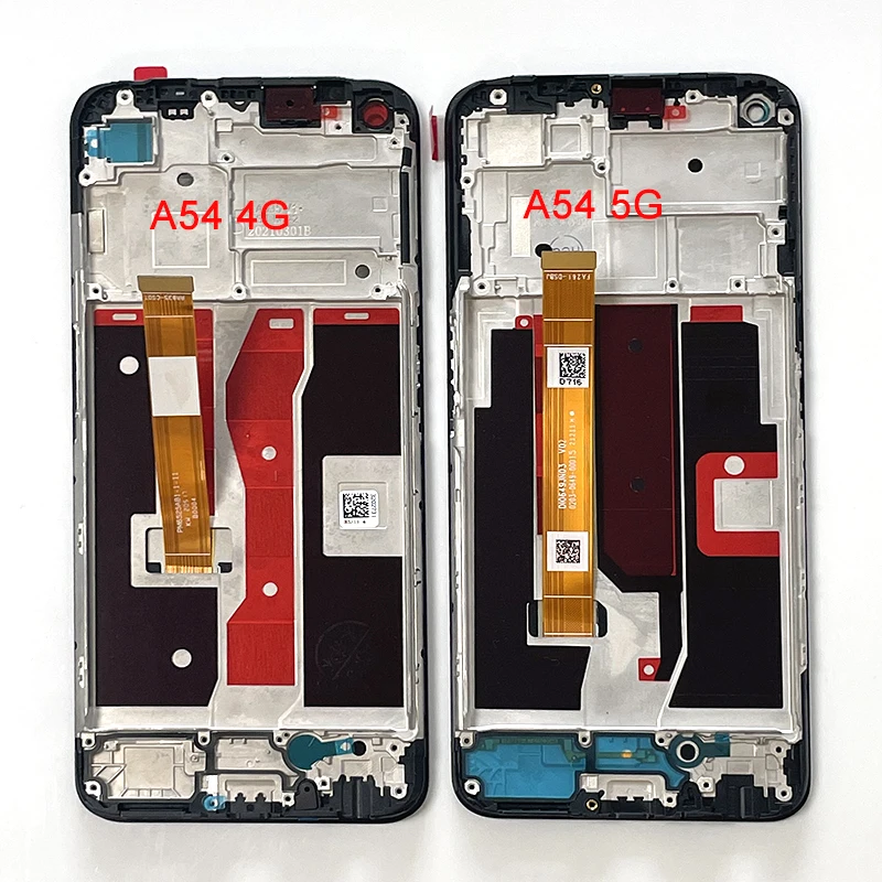 

6.5 Original New For Oppo A54 5G LCD Display Screen Frame Touch Panel Digitizer For Oppo A 54 5G CPH2195 Display Replacement