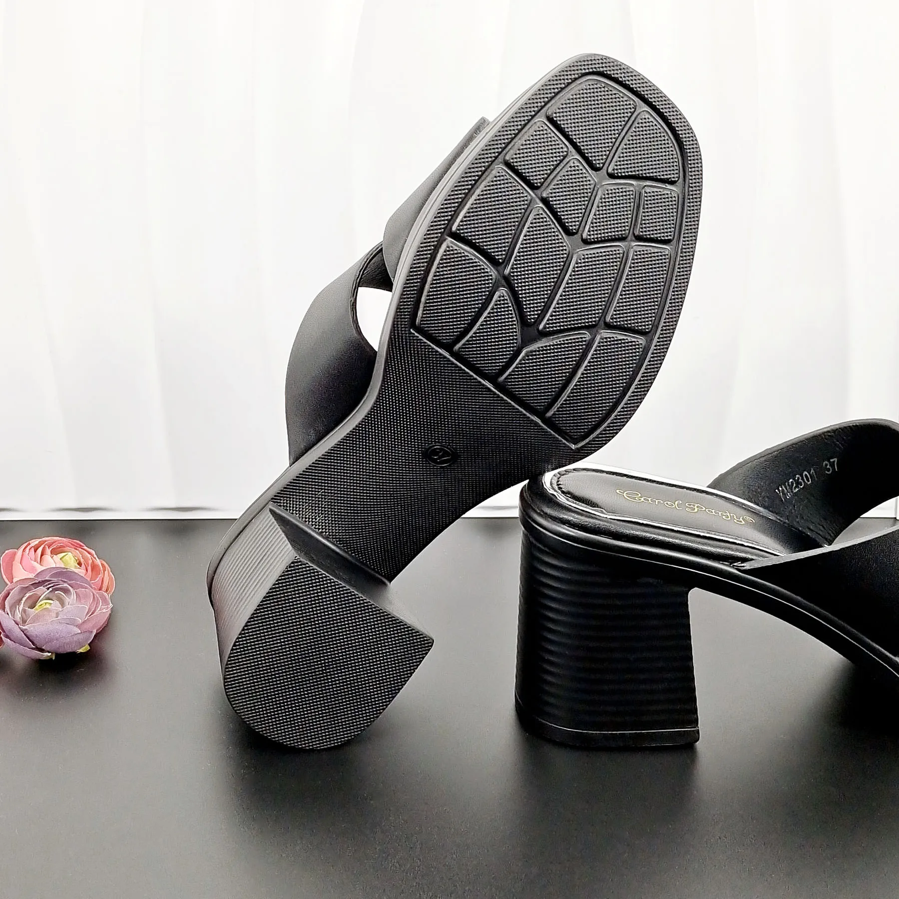 Африканские женские модные черные сандалии с квадратной сумкой-клатчем