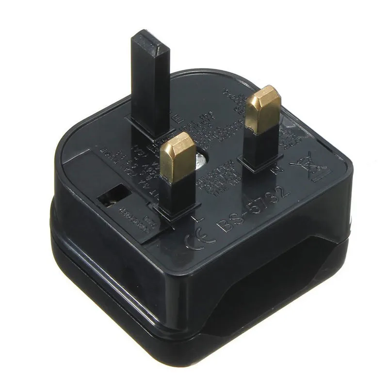 

EU Power Plug 2P Adapter European Socket EU To UK Plug Adapter Electric Socket UK 3 Pin Power Converter U4LD