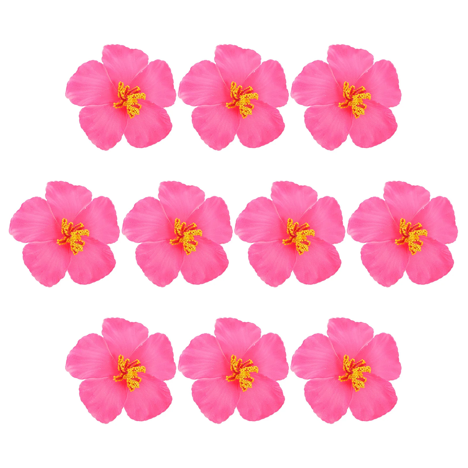 

10Pcs Artificial Tropical Flower Wedding Flower Heads Fake Flower Heads