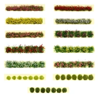 910 6cm building layout diy sand table grass tufts flower cluster landscape wargame miniature garden decor
