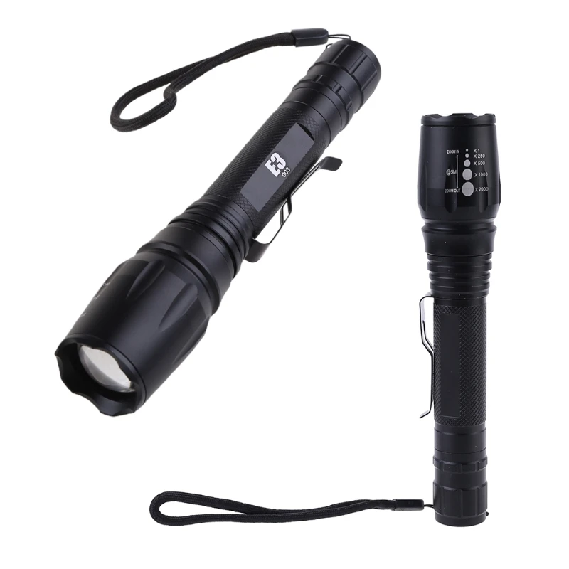 

10000 Lumens 5 Modes XML T6 LED 18650 Powerful Torch Police Flashlight Lamp