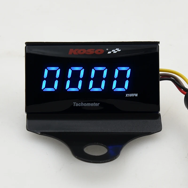 KOSO Universal Motorcycle Meter Bracket CNC Aluminum Square Water Temperature Voltmeter Thermometer Tachometer Mounting Holder