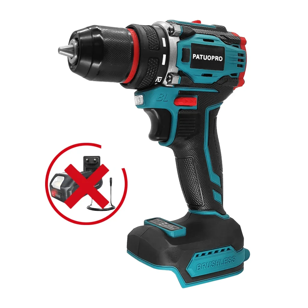 

PATUOPRO Бесщеточная аккумуляторная дрель 10 мм