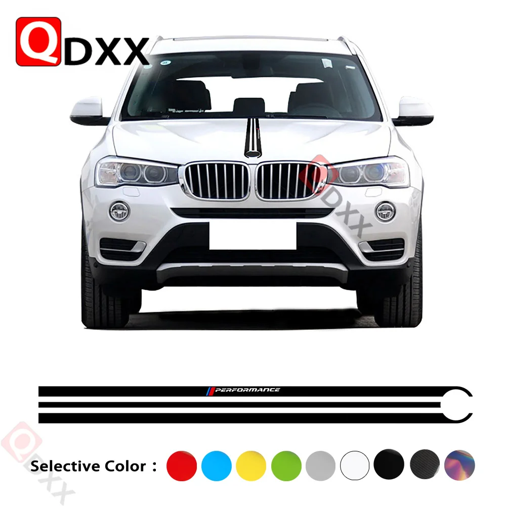 

Car Hood Sticker M Performance Engine Cover Bonnet Decal For BMW X3 G01