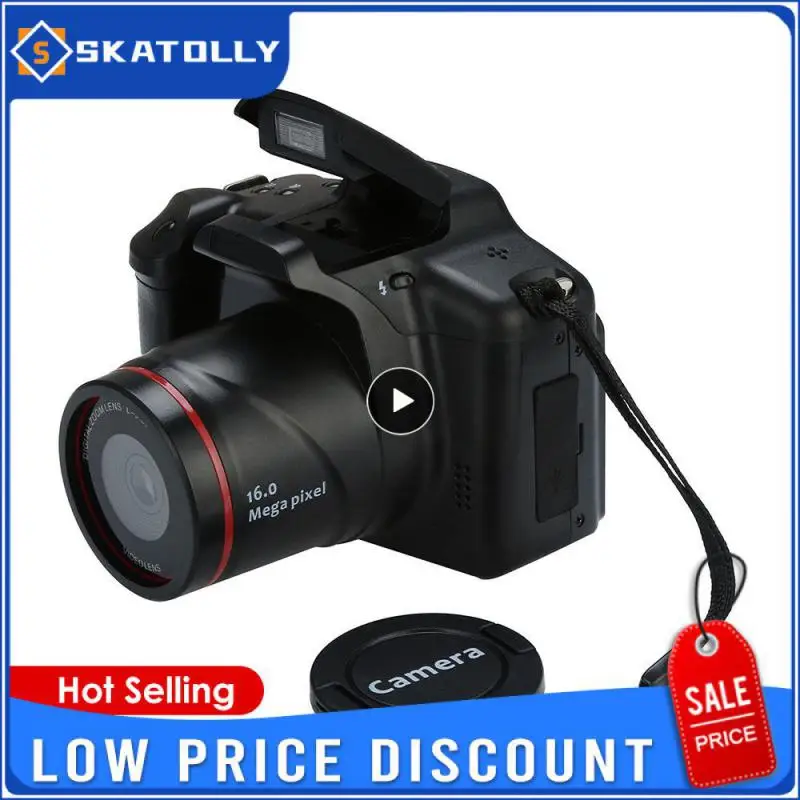 

1/2/3PCS Video Camera Handheld Hd 1080p Vlogging Camera Photographing 16x Digital Zoom 30fps Digital Camera Wi-fi Camcorder