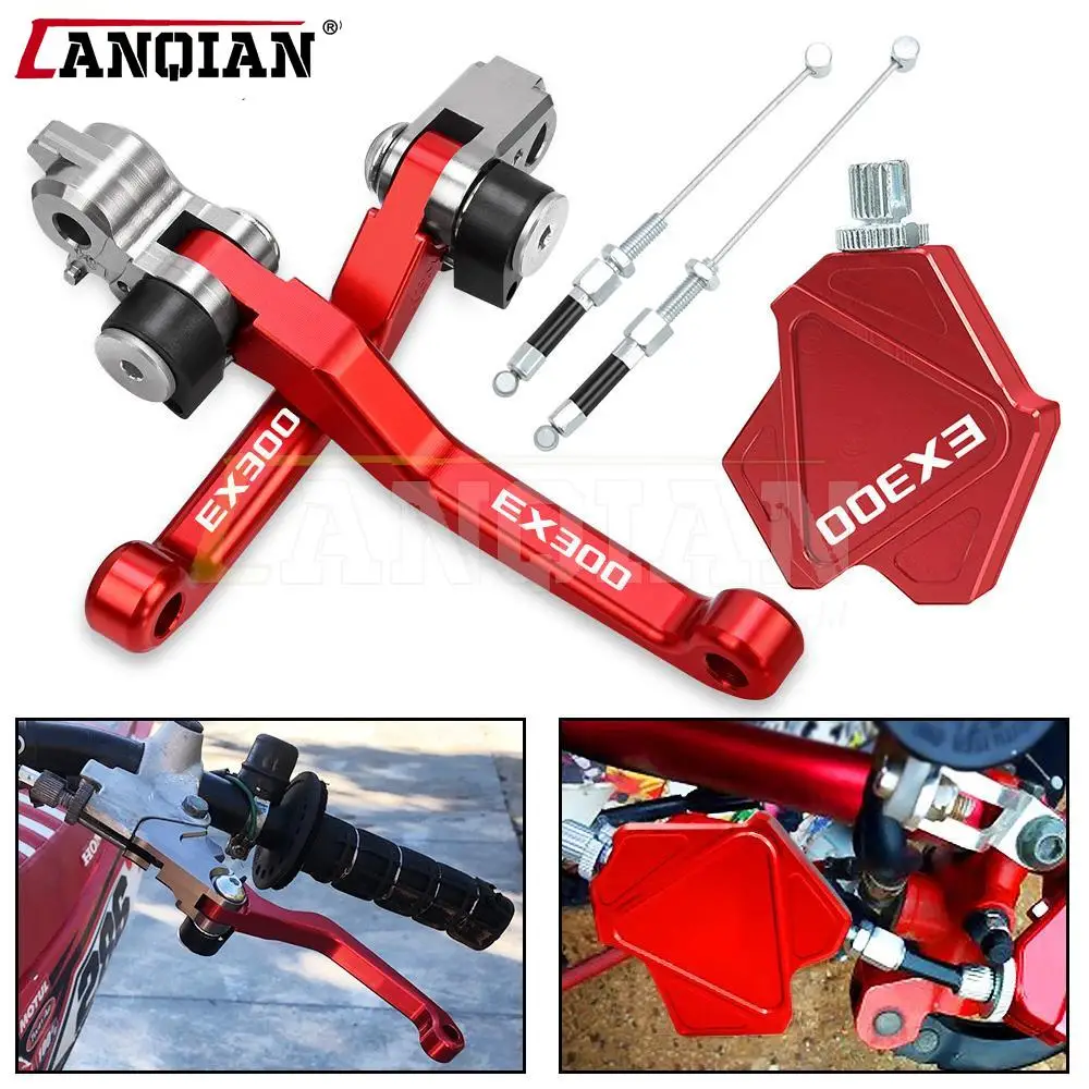 

EX300 Dirt Bike Brake Clutch Levers Stunt Clutch Easy Pull Cable System Set For GASGAS EX 300 2017 2018 Motocross Accessories