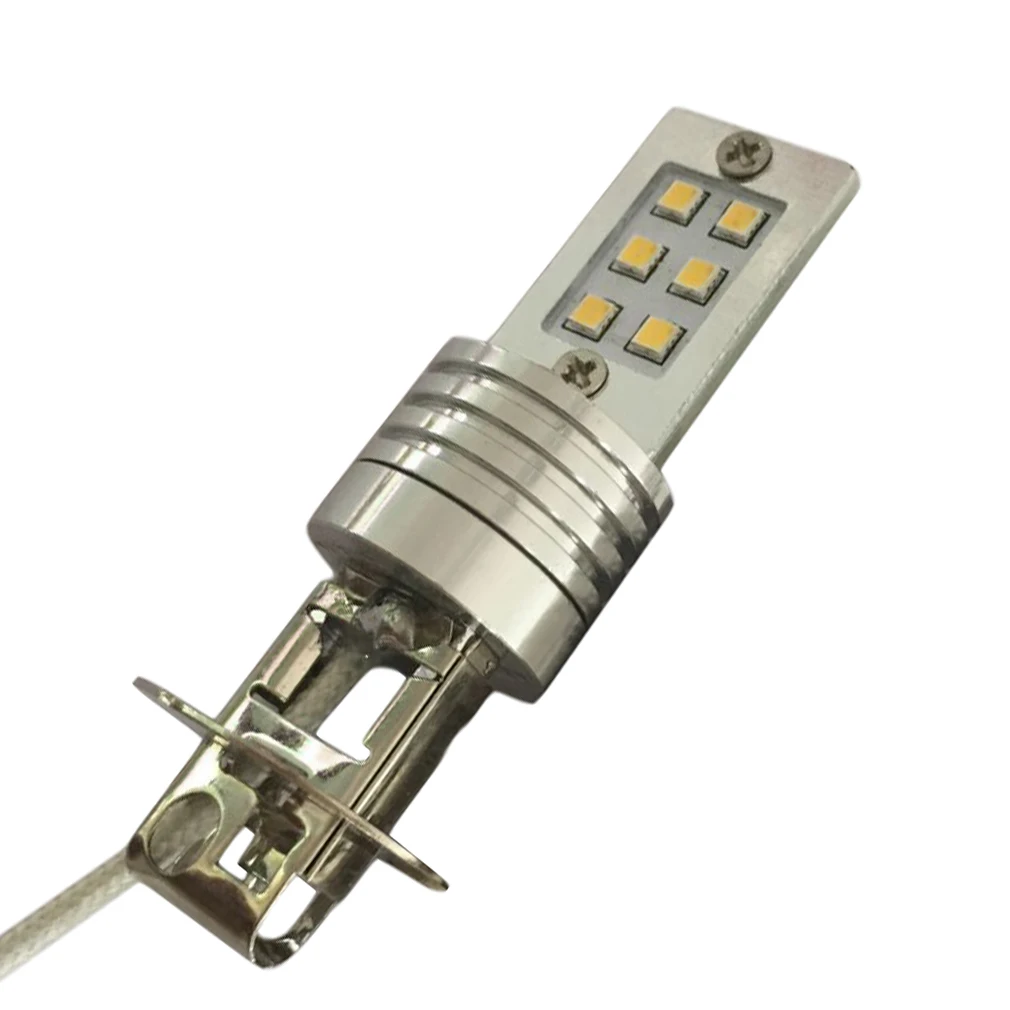 

Длительный срок службы и низкое энергопотребление, Автомобильная Лампа H1, дневные ходовые огни, 12 светодиодов, 6 Вт, белый свет, автомобильны...