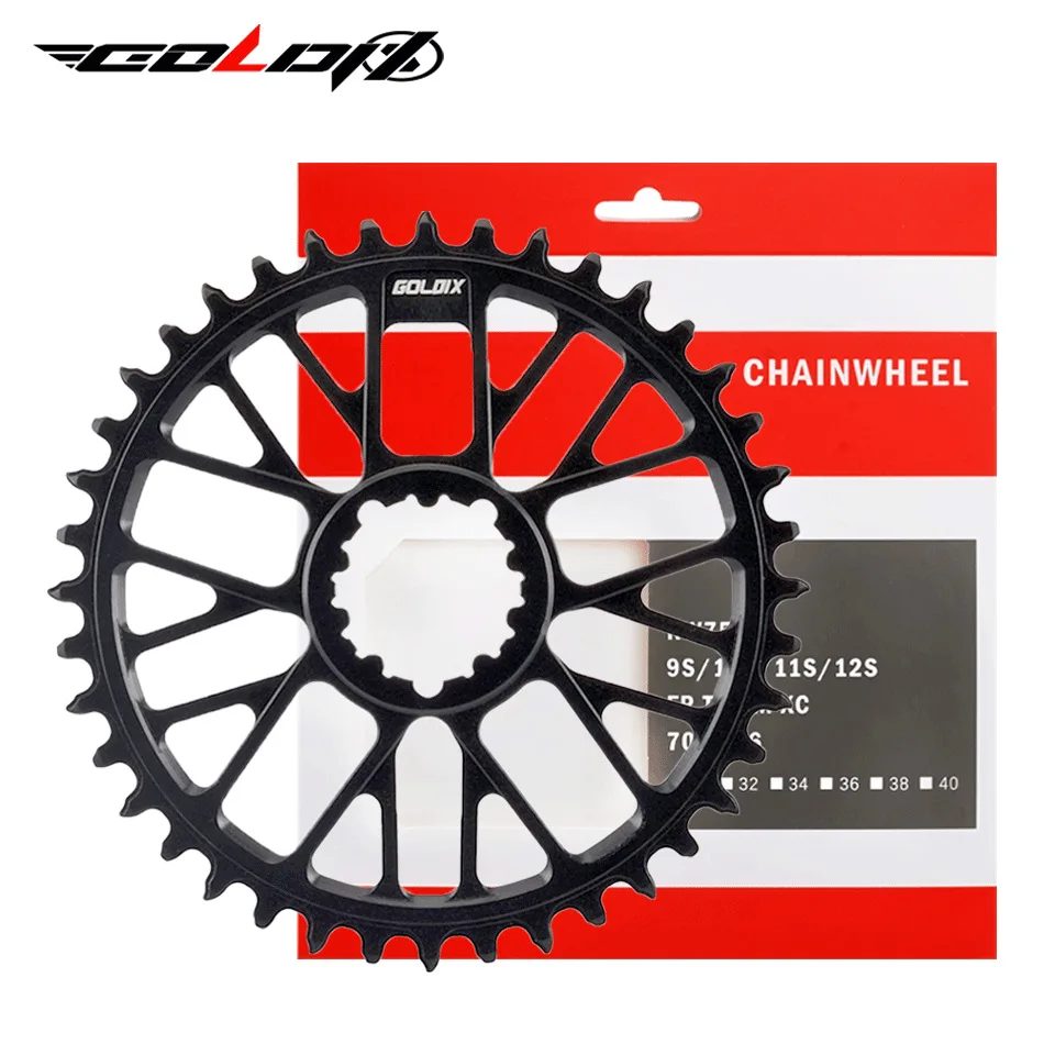 

MTB Bicycle Crank Sprocket Accessories Parts Front Wheel Ultralight Hollow Positive Negative Teeth Platter GXP Crown Chainring