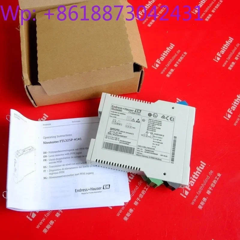 Фото E + H FTL325P-H1E1 Новый вибрационный уровнемер Nivotester 1CPS №1