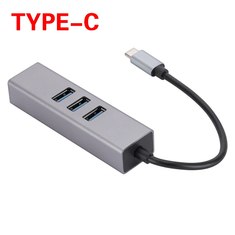 

USB3.0 Gigabit Ethernet Adapter 3 Ports USB 3.0 HUB USB To Rj45 Lan Network Card for Macbook Mac Desktop + Micro USB Charger