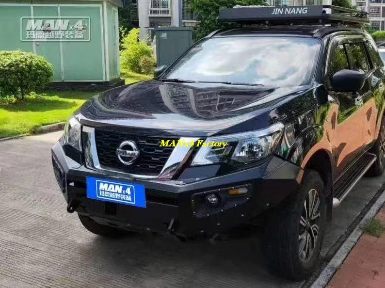Передний бампер MANx4 Steel Bull Bar для Nissan Terra Xterra 2018+
