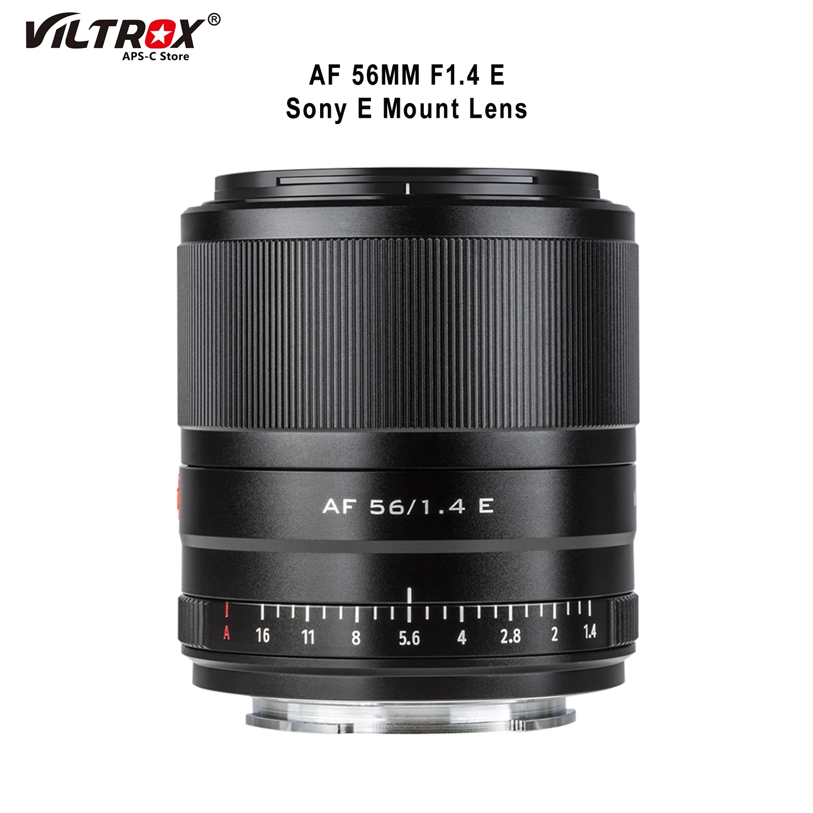 

Viltrox 56mm F1.4 Auto Focus Prime Large Aperture Portrait Lens APS-C AF Camera Lenses for Sony E-mount Lens A7R IV A7III A6600