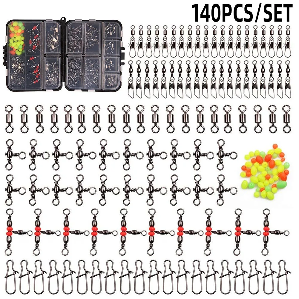 

140 шт., рыболовные Вертлюги с шариковым подшипником