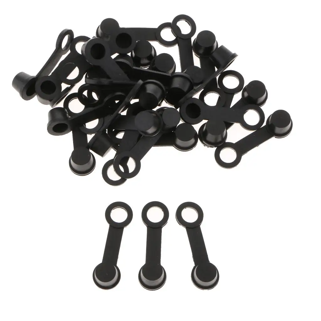 120PCS Brake Bleeder Screw Caps Grease Zerk Fitting Cap Rubber Dust Cover