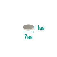 501002003005001000pcs 7x1 mm thin sheet n35 neodymium magnet disc powerful magnets round 7x1 mm permanent magnet 7mm1mm