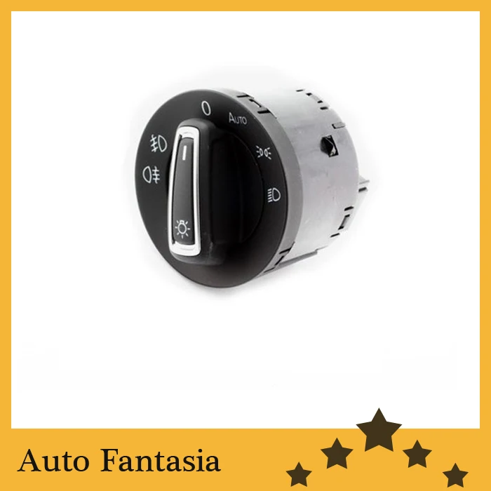 Хромированный европереключатель фар (с автофункцией) - для Volkswagen Golf mk7