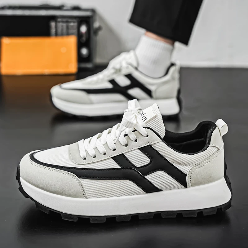 Мужская повседневная обувь модные противоскользящие мужские кроссовки уютная