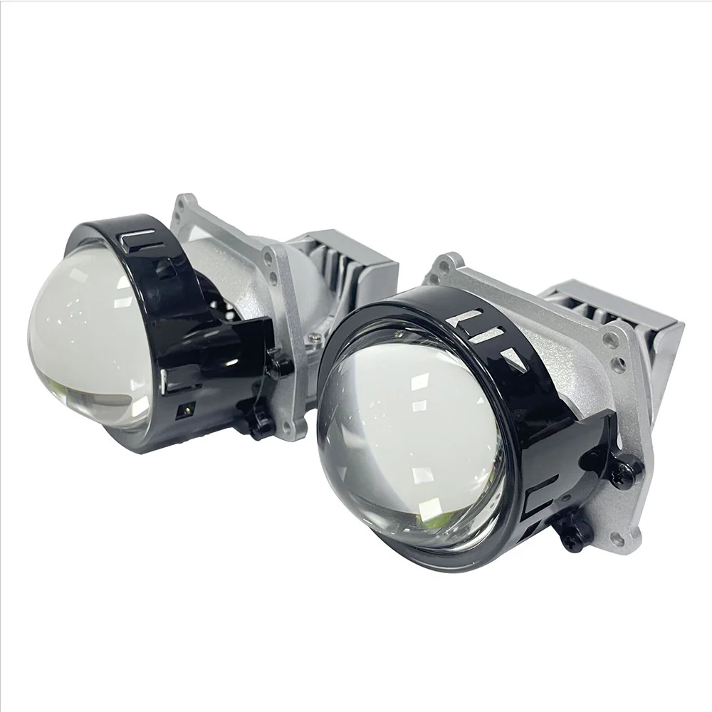 

Car Headlights LED Dual Light Lens 3 " Bi LED Projector Lens HD Spotlight Highlighting LED Lens High Low Beam Refit Headlights