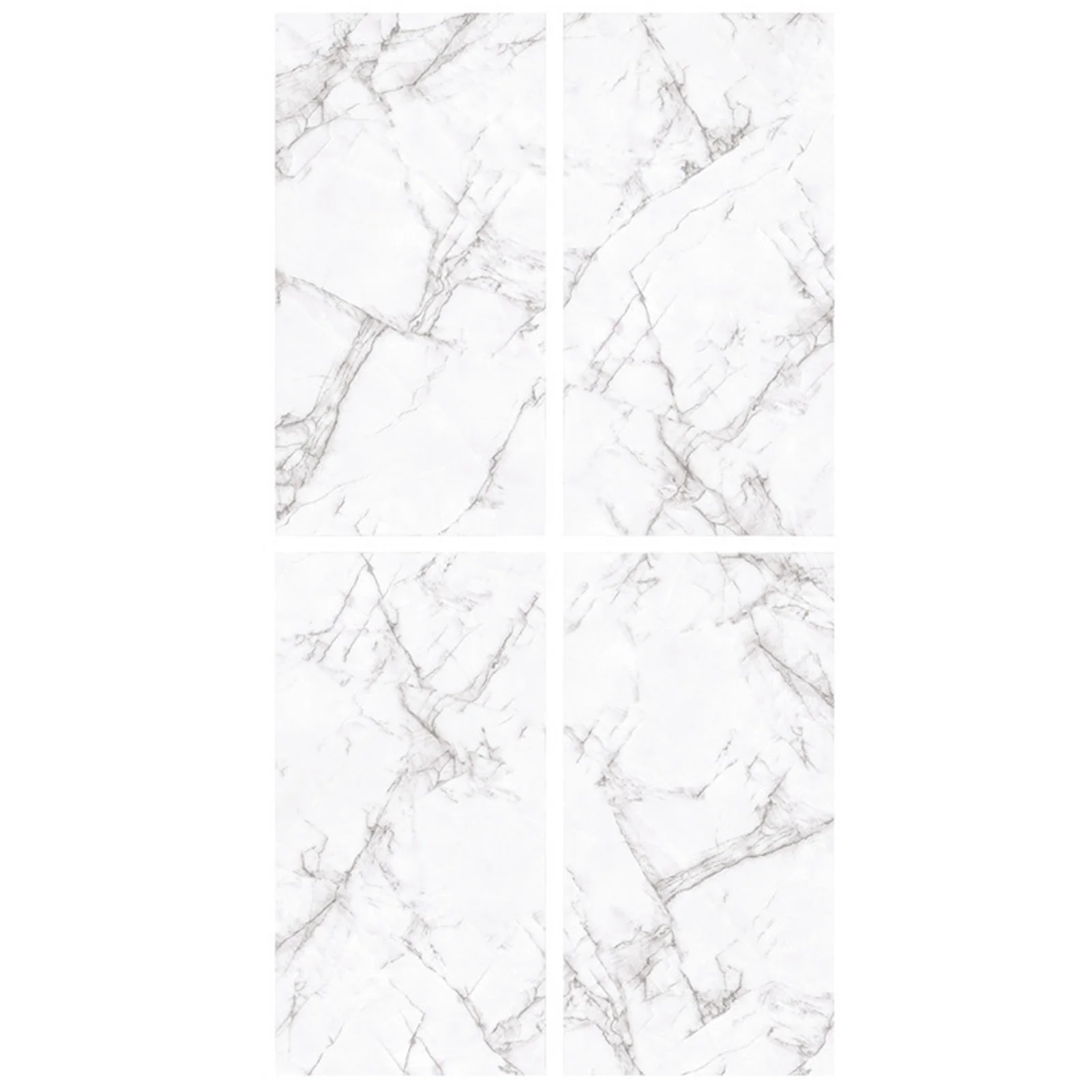 

White Gray Marble Wallpaper Self-Adhesive Peel and Stick Countertops Wallpaper for Living Room Bedroom Laundry Kitchen
