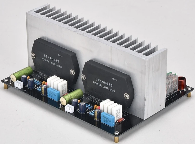 

120WX2@8Ω brand new STK4046V fever thick film finished HIFI power amplifier board with radiator