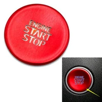 auto button decor stickers engine start stop button switch key cover trim button accessories for hyundai tucson 2022 2023