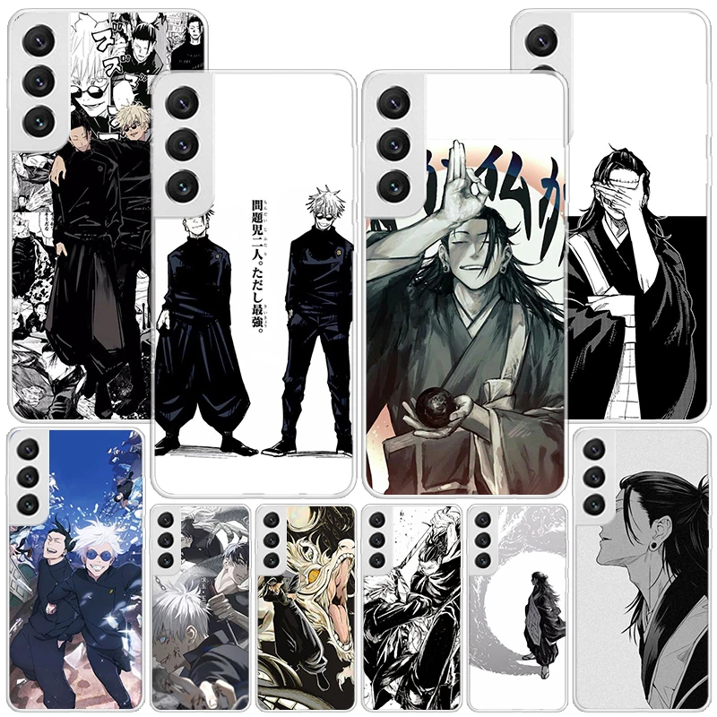 Чехол для телефона Jujusu Kaisen Geto Suguru Samsung Galaxy S24 Ultra S23 S22 S21 Plus S20 FE S10E S10 S9 S8 +