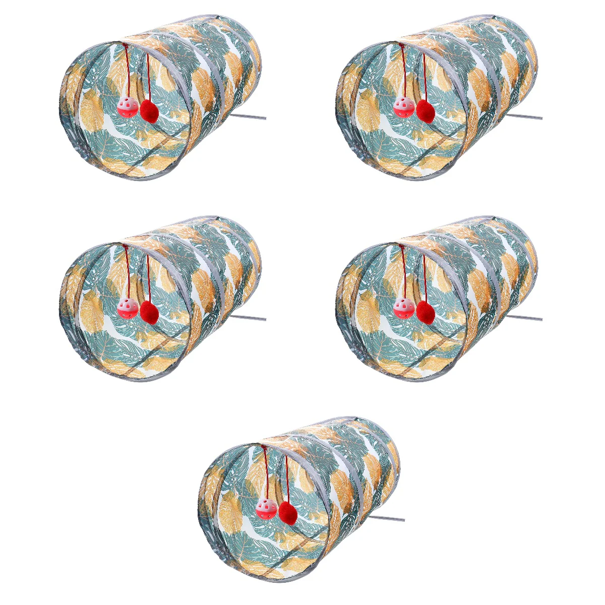 

5x Tunnel Cat Tunnel Home Cat Tunnel Foldable Cat Tunnel Indoor Kitten Tunnel for Interactive Kitten Household Indoor