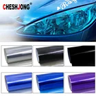 13 цветов авто дымчатые противотумансветильник ры передняя фара, винил светильник виниловый задсветильник Тонировочная пленка лист наклейка автомобильная фара световая пленка наклейка автомобильный Стайлинг